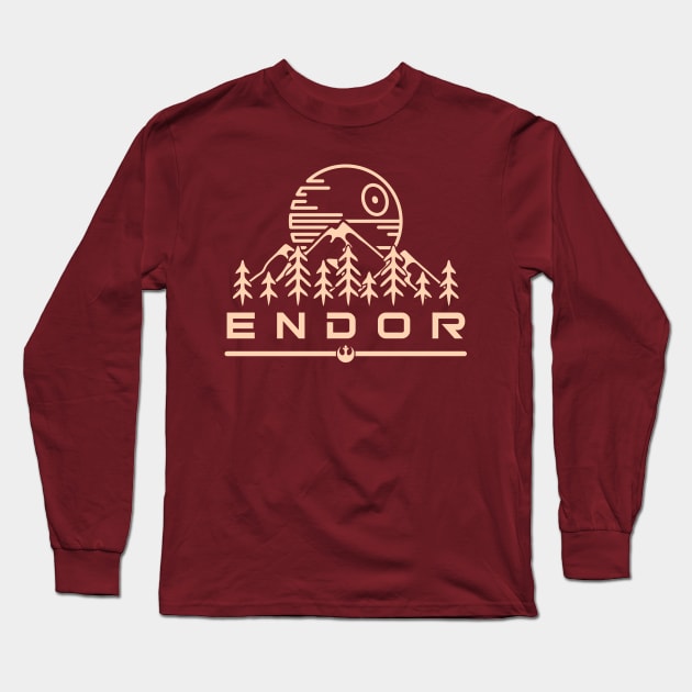 Moon over Endor Long Sleeve T-Shirt by Vault Emporium